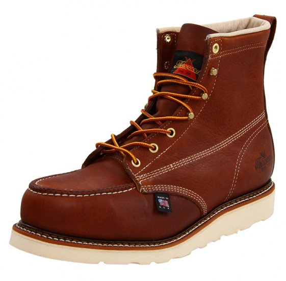 Thorogood® 6" American Heritage Moc Steel Toe Work Boot - Click Image to Close
