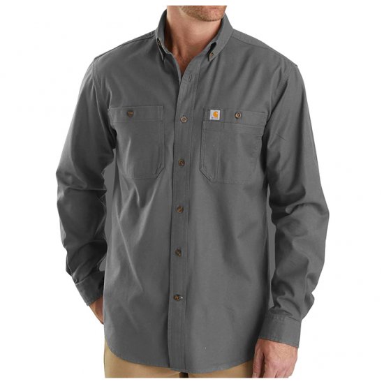Carhartt® Rugged Flex Rigby Long Sleeve Work Shirt - Click Image to Close
