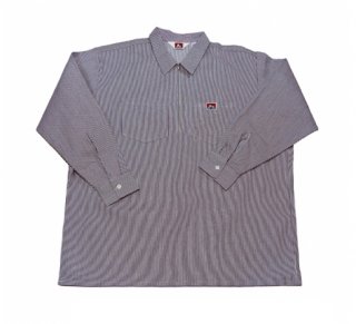 Ben Davis® Long Sleeve Stripe ½ Zip Shirt