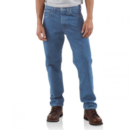 Carhartt® Stonewashed Traditional Fit Jean - Click Image to Close
