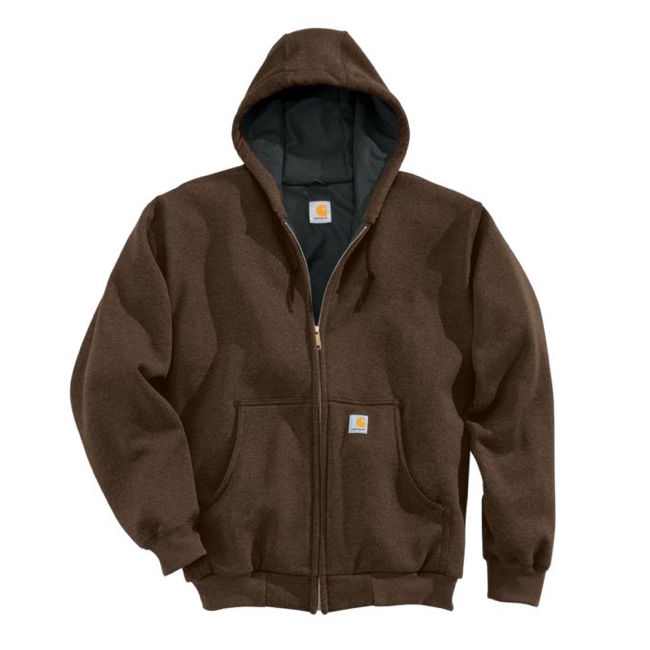 Carhartt® Thermal-Lined Hooded Zip-Front Sweatshirt - Click Image to Close