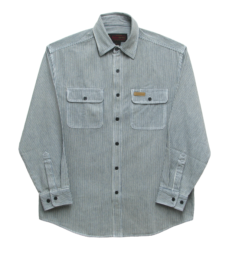 Hickory Shirt Co® Long Sleeve Button Logger Shirt - Click Image to Close