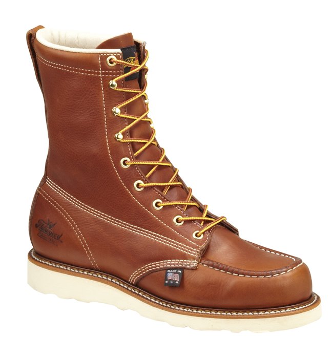 Thorogood® 8" American Heritage Moc Steel Toe Work Boot - Click Image to Close