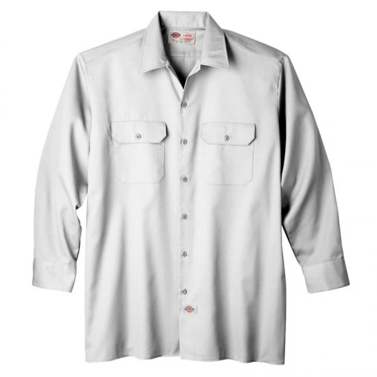 Dickies Long Sleeve Work Shirt - Click Image to Close