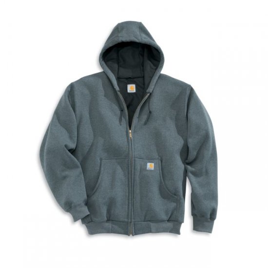 Carhartt® Thermal-Lined Hooded Zip-Front Sweatshirt - Click Image to Close