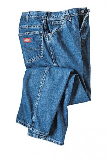 Dickies Regular Fit 5-Pocket Jean - Prewashed - Click Image to Close