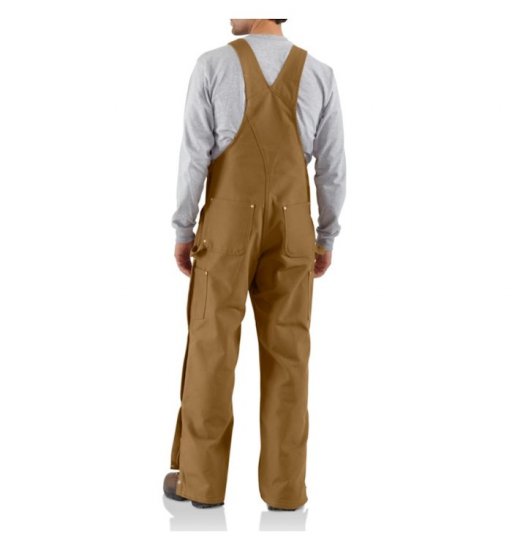 Carhartt® Zip-To-Thigh Bib Overall - Click Image to Close
