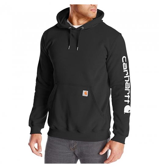 Carhartt® Midweight Hooded Logo Sweatshirt - Click Image to Close