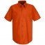 Red Kap Short Sleeve Poplin Work Shirt