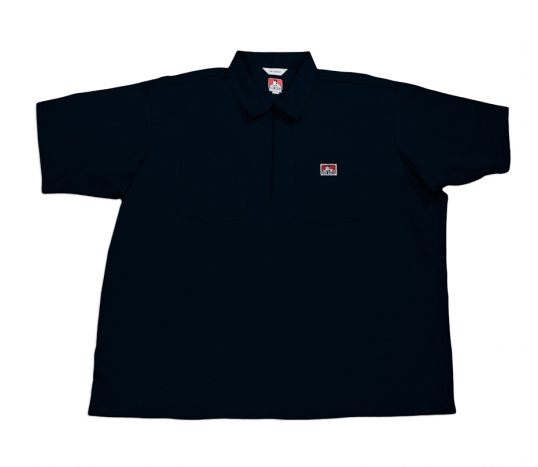 Ben Davis® Short Sleeve Solid ½ Zip Shirt - Click Image to Close