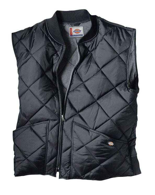 Dickies Diamond Quilted Nylon Vest - Click Image to Close