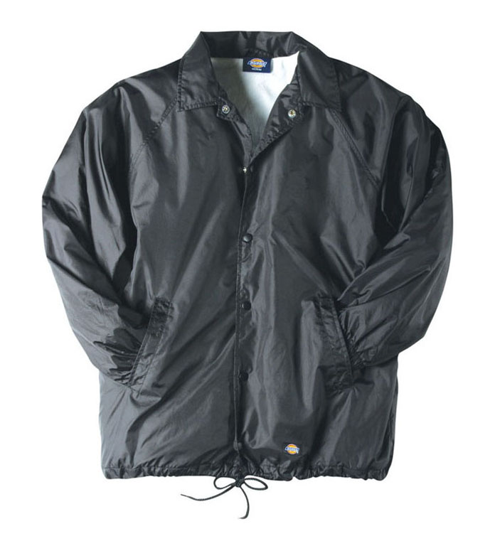 Dickies Snap Front Nylon Jacket - Click Image to Close