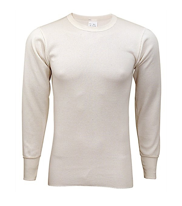 Workwear  White Long Sleeve Thermal T-Shirt