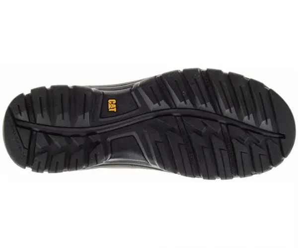 A pair of shoes that are black and yellow